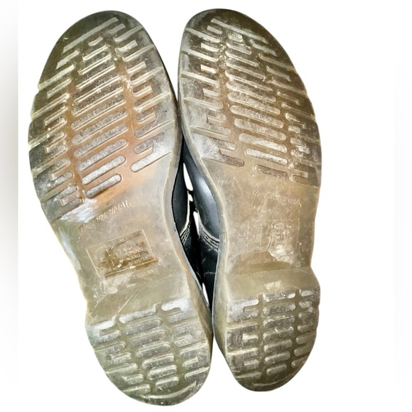 Dr. MARTENS Made in England Black Leather Combat Boots Women's 10 Vintage
Grunge - Picture 14 of 14